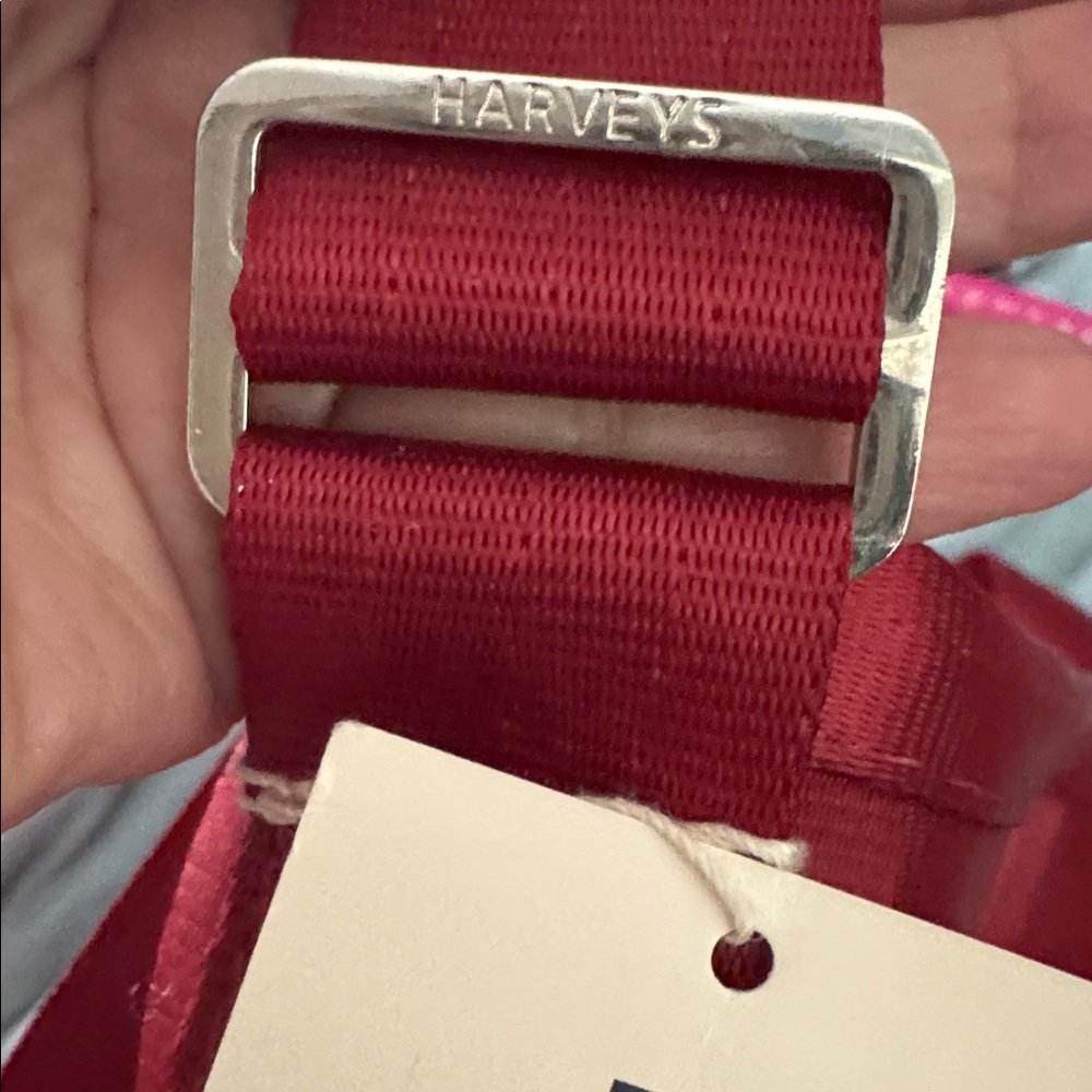 Harveys Red Crossbody Bag - Picture 7 of 9